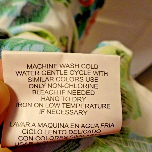 Small Rayon Polyester White - Picture 12 of 14